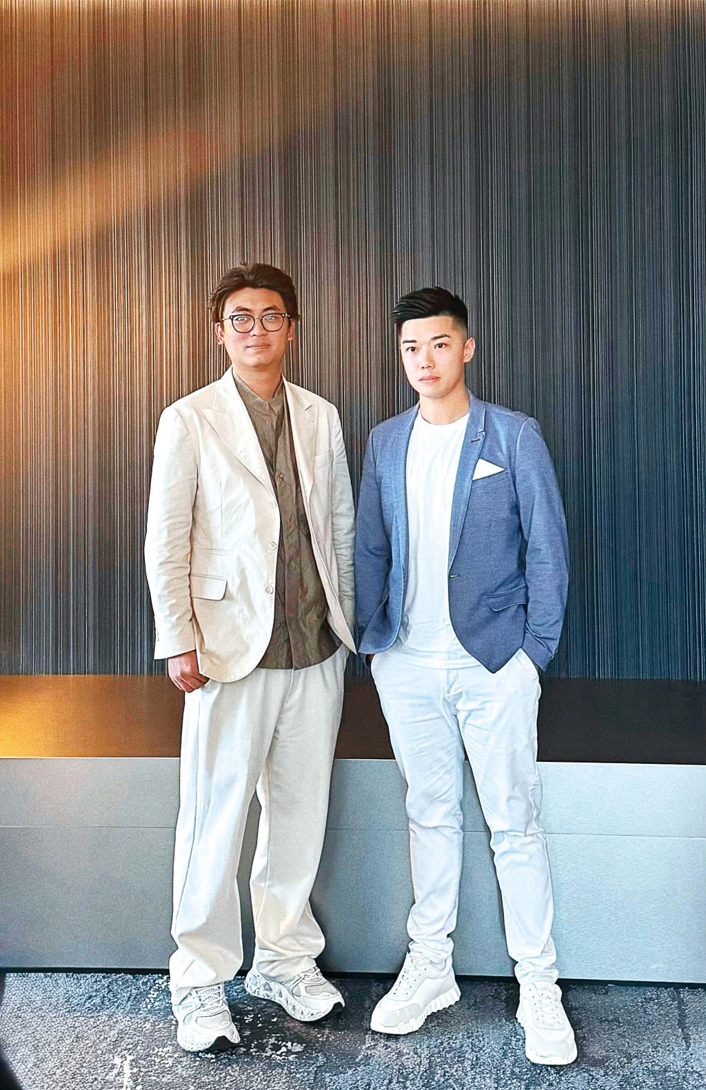 創辦人陳廷鑑(右)及蔡柏衡(左)。 創辦人陳廷鑑(右)及蔡柏衡(左)。