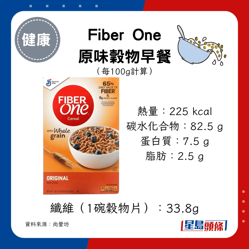 Fiber One 原味谷物早餐