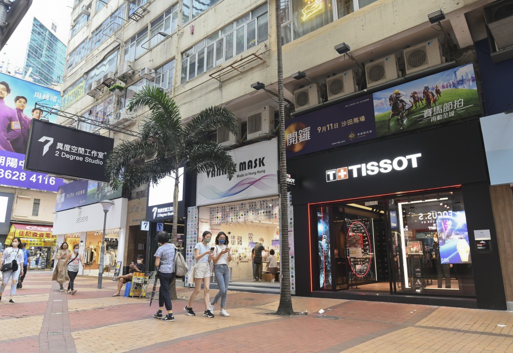 核心區整體一線街舖平均空置率進一步回落至6.6%，六年來低位。