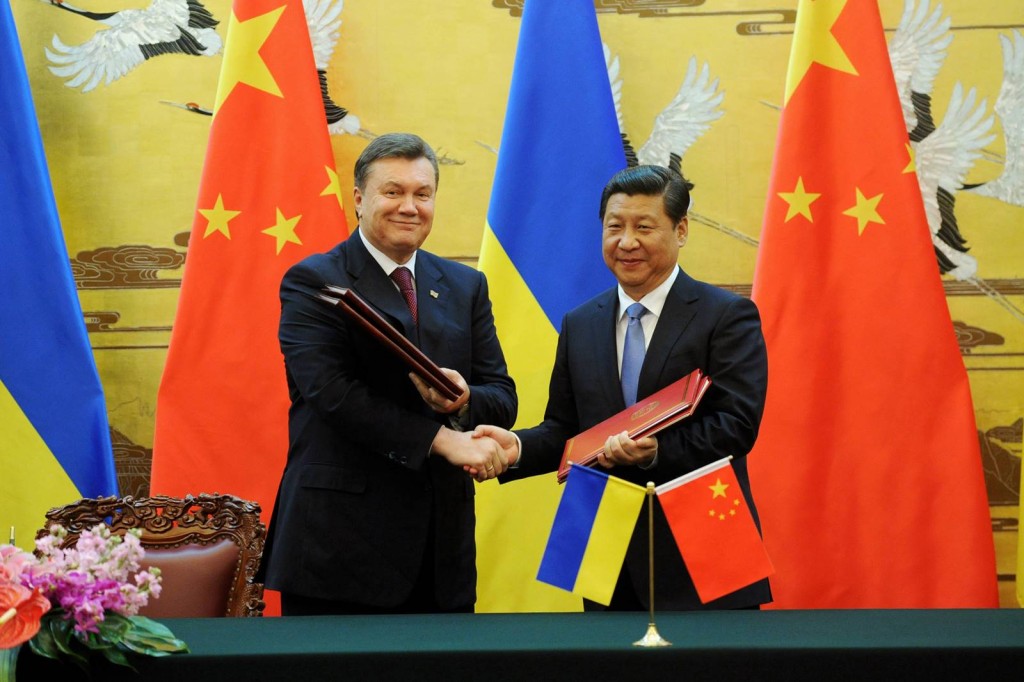 中國和烏克蘭也有良好的關係。