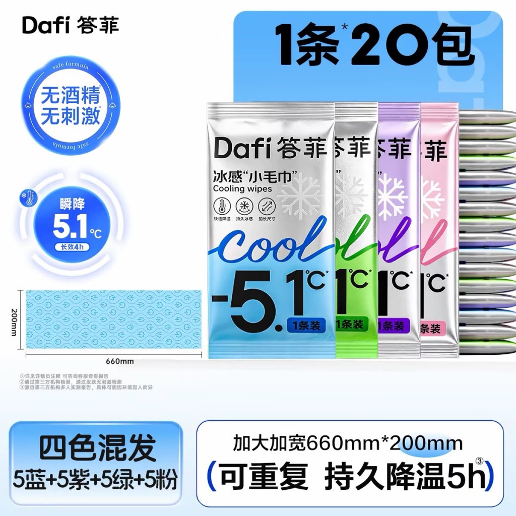 网购平台上不少标榜“瞬时降温”的凉感湿巾成为热销防暑神器。淘宝