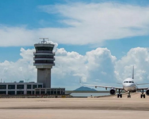 澳门并没有波音737 MAX系列飞机。澳门机场图片