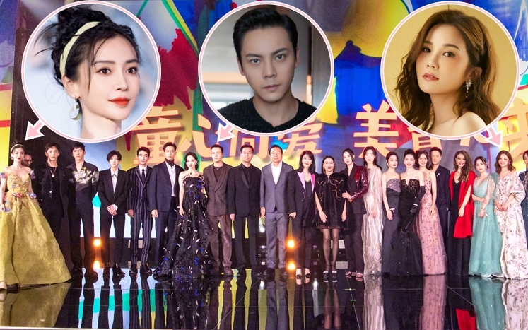 陳偉霆的兩位前女友Angelababy及阿Sa同場現身。