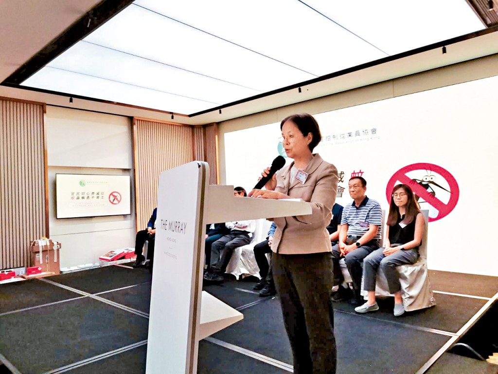 黃淑嫻表示，政府跨部門防治蟲鼠督導委員會將在下周召開會議，討論預防基孔肯雅熱的工作及進展。