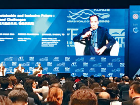 王兆星表示，對中國經濟增長依然保持堅定信心。