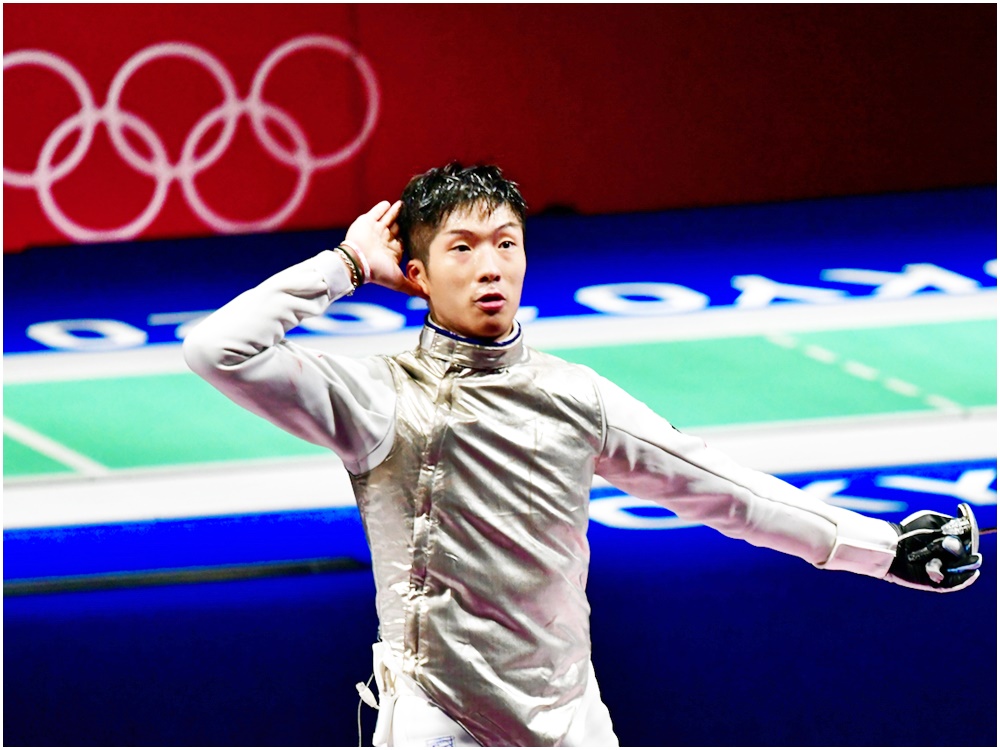 張家朗日前在男子花劍項目贏得香港奧運史上第二金。資料圖片