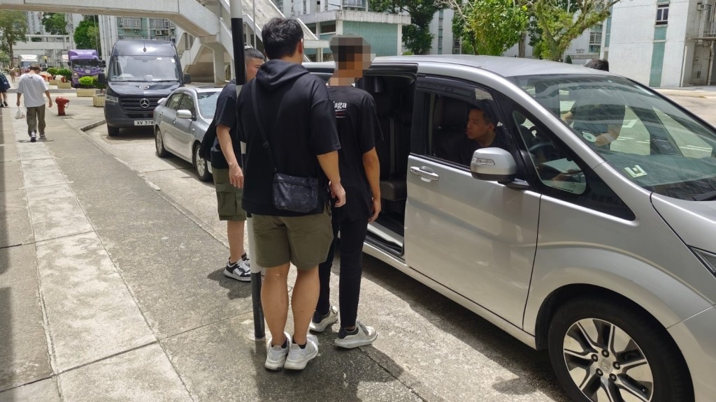 沙田第一城洗衣店驚現內衣賊 警查天眼拘20歲男。警方圖片