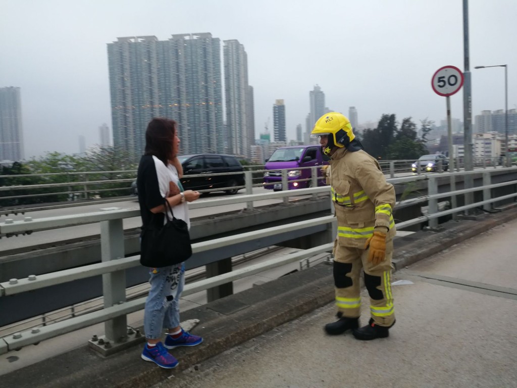 女司機無受傷。梁國峰攝