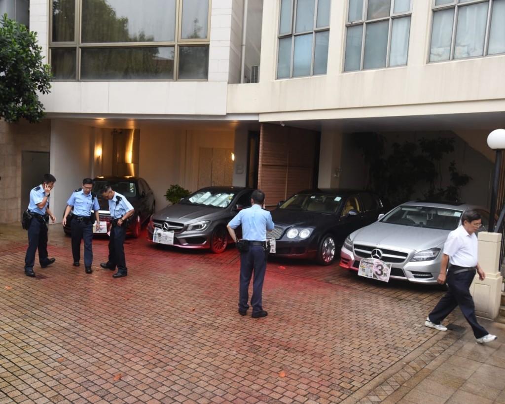 警方到場調查。楊偉亨攝
