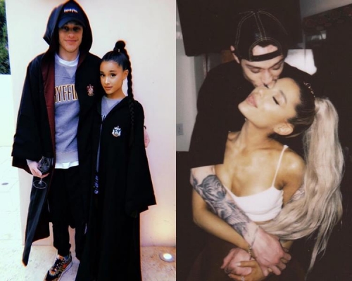 Ariana Grande與新歡Pete Davidson打得火熱。