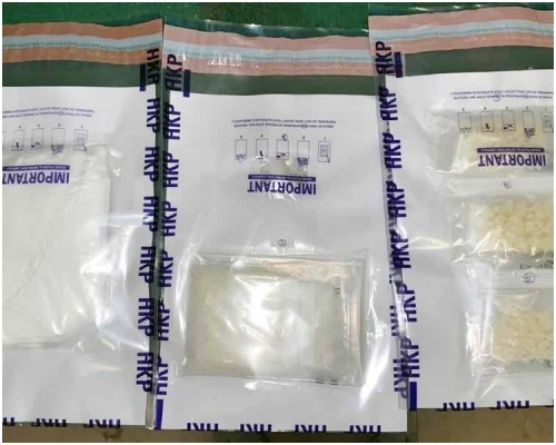 行動中檢獲的證物。