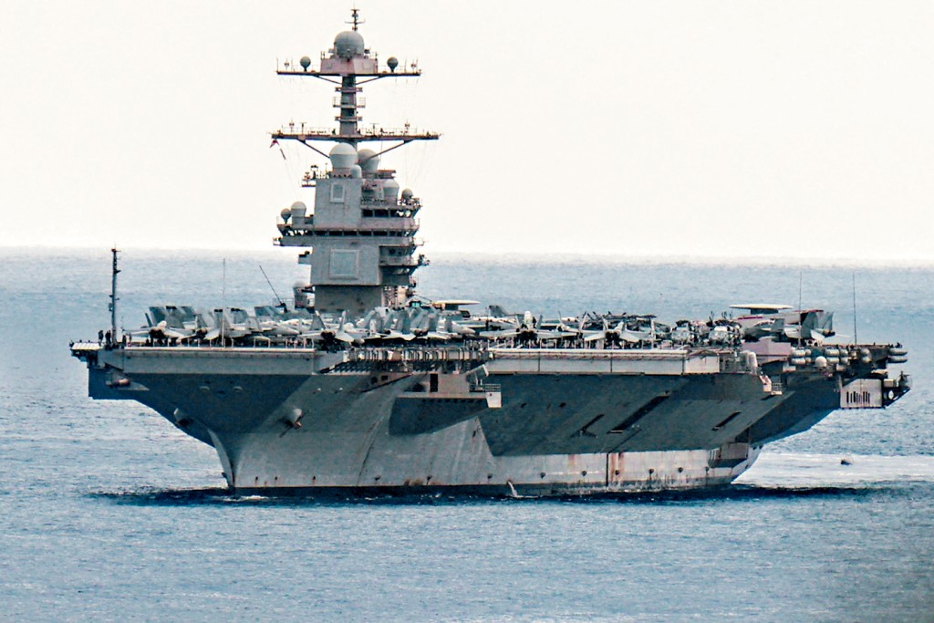美軍最先進航母福特號。