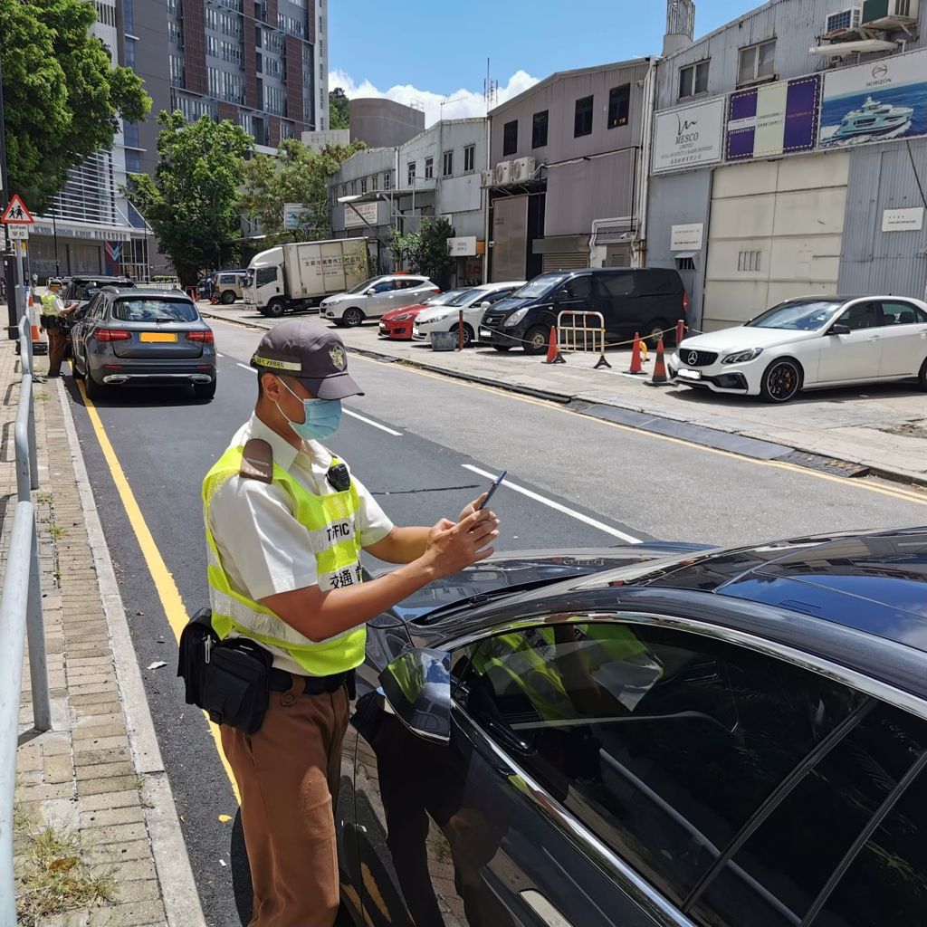 西區警區今日起一連四日會在區內多個違泊黑點採取執法行動。