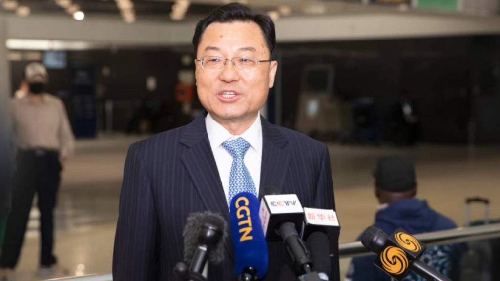 駐美大使謝鋒指，「十五五」為中美合作創造更大空間。新華社資料圖片