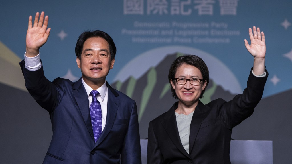 賴清德在大選勝出。