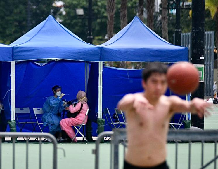 維園採樣情況。
