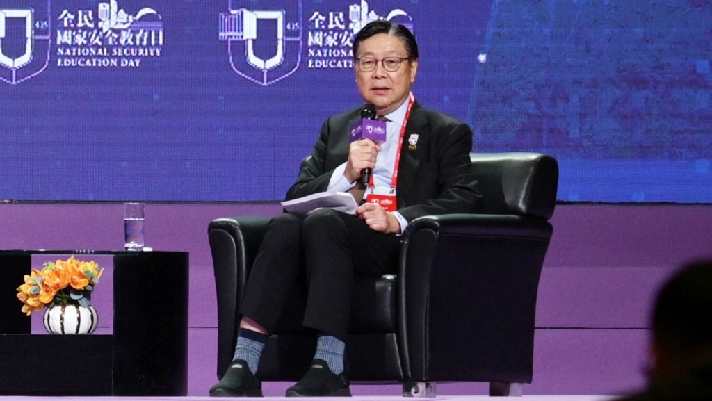 馬時亨認為沒國家安全做堅實屏障，再優越營商環境都化為烏有。