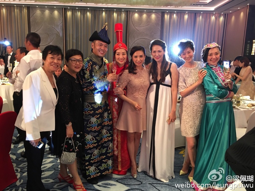 梁佩瑚2016年嫁給內蒙古地產商人郭雲飛。
