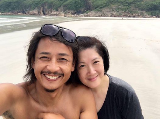 黃澤鋒與太太陳麗麗結婚近9年。網圖