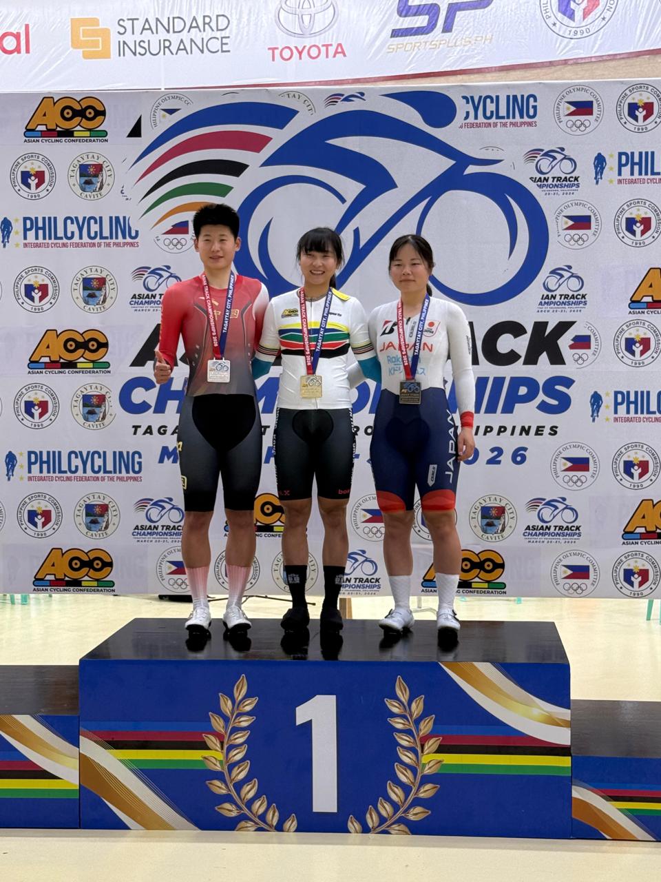 狀態大勇的李思穎奪得淘汰賽金牌。香港單車總會圖 狀態大勇的李思穎奪得淘汰賽金牌。香港單車總會圖