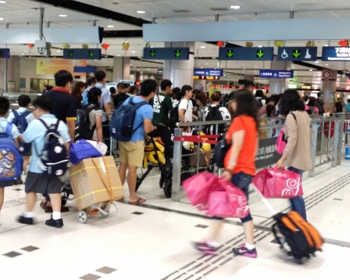 落馬洲福田口岸。資料圖片