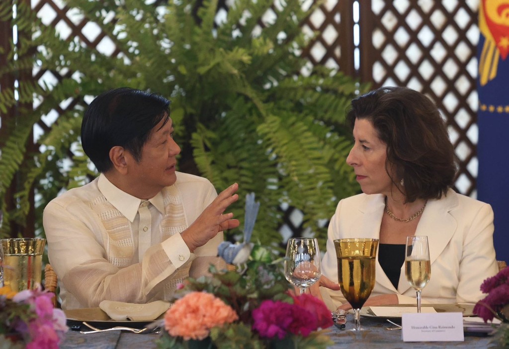 菲律宾总统小马可斯与雷蒙多会面。PPA POOL