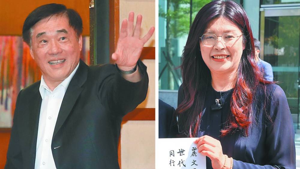 國民黨主席選舉18日投票,最新民調顯示,整體民眾最欣賞郝龍斌(左),藍營支持者則最欣賞鄭麗文(右)。 中時 國民黨主席選舉18日投票,最新民調顯示,整體民眾最欣賞郝龍斌(左),藍營支持者則最欣賞鄭麗文(右)。 中時