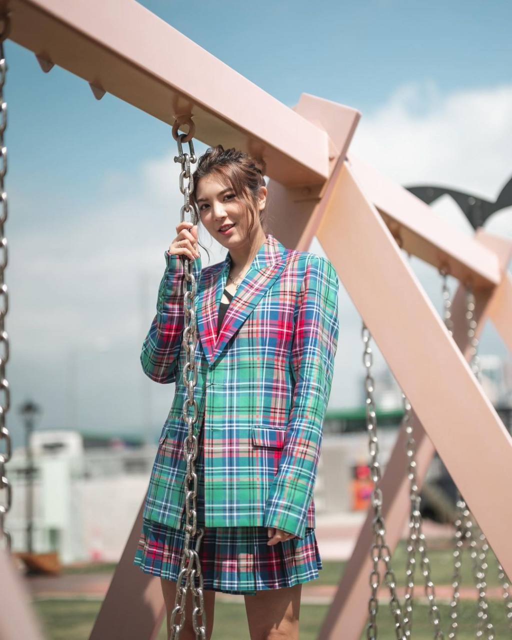 单文柔对老公的危险表演好紧张。