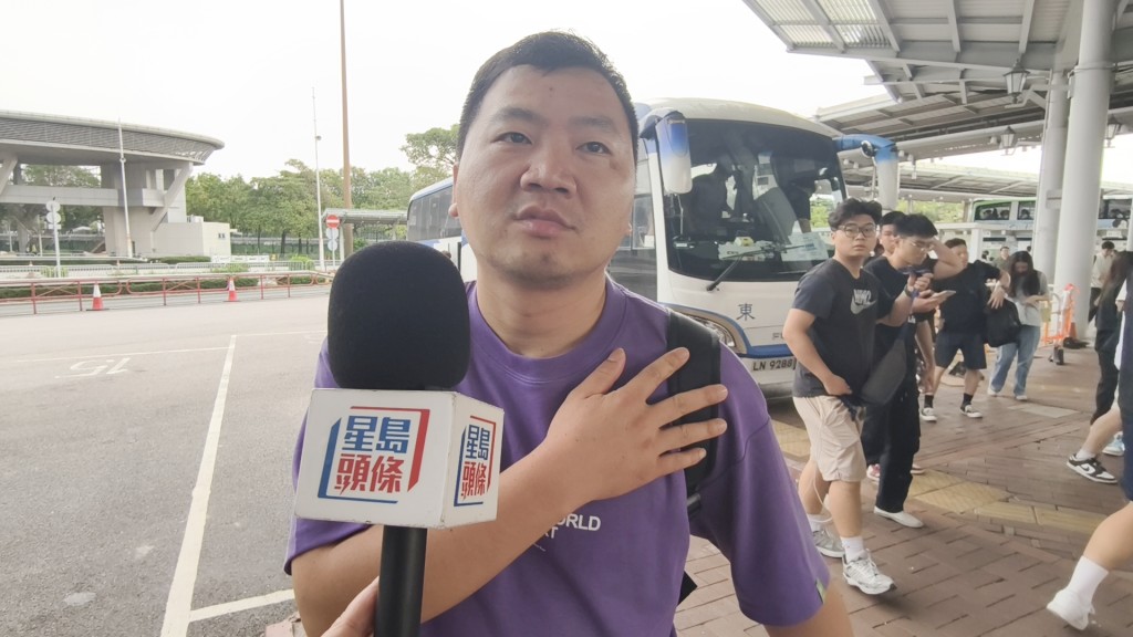 吳先生來自江門,直言會再次訪港深度遊。徐裕民攝 吳先生來自江門,直言會再次訪港深度遊。徐裕民攝