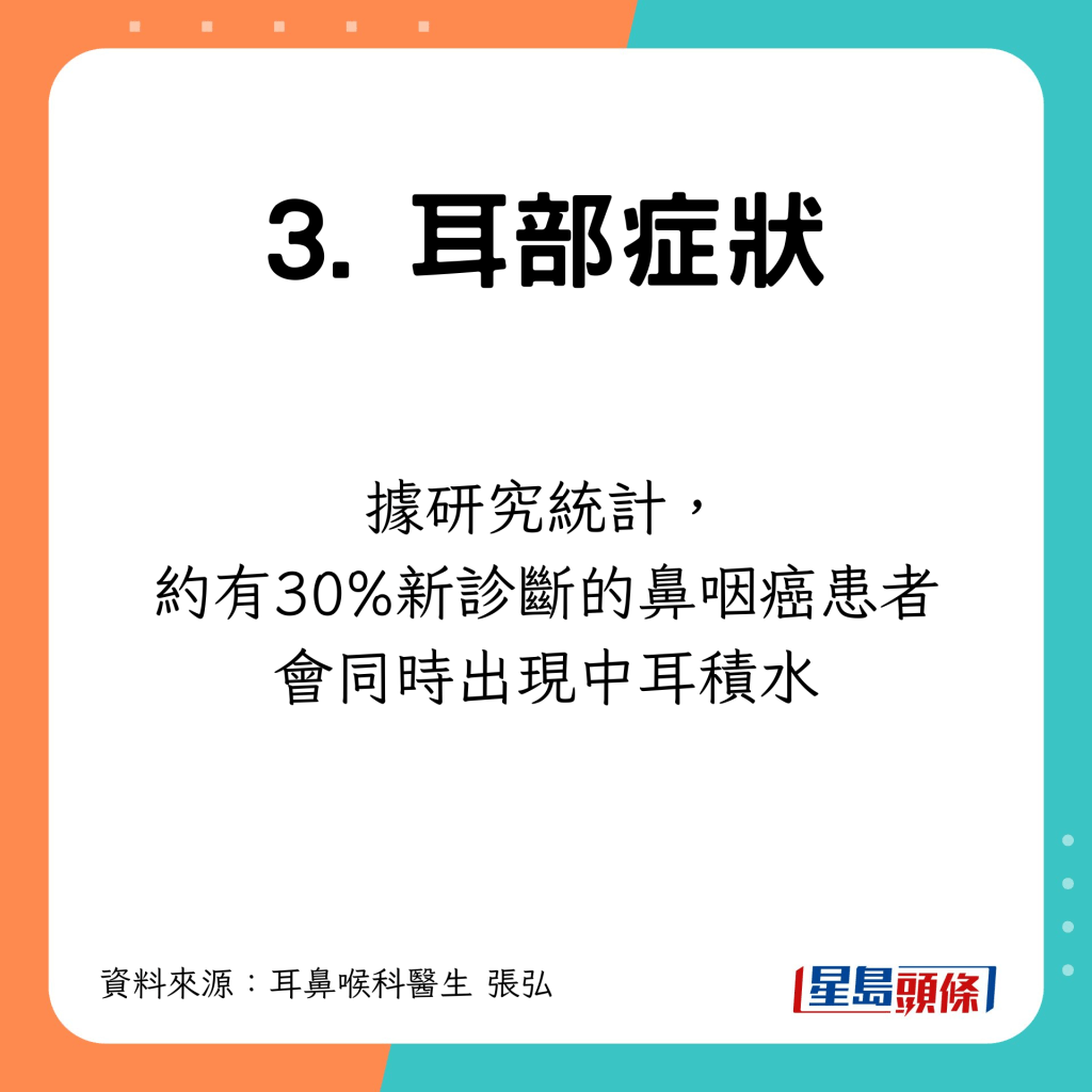 3成患者同時會有中耳積水