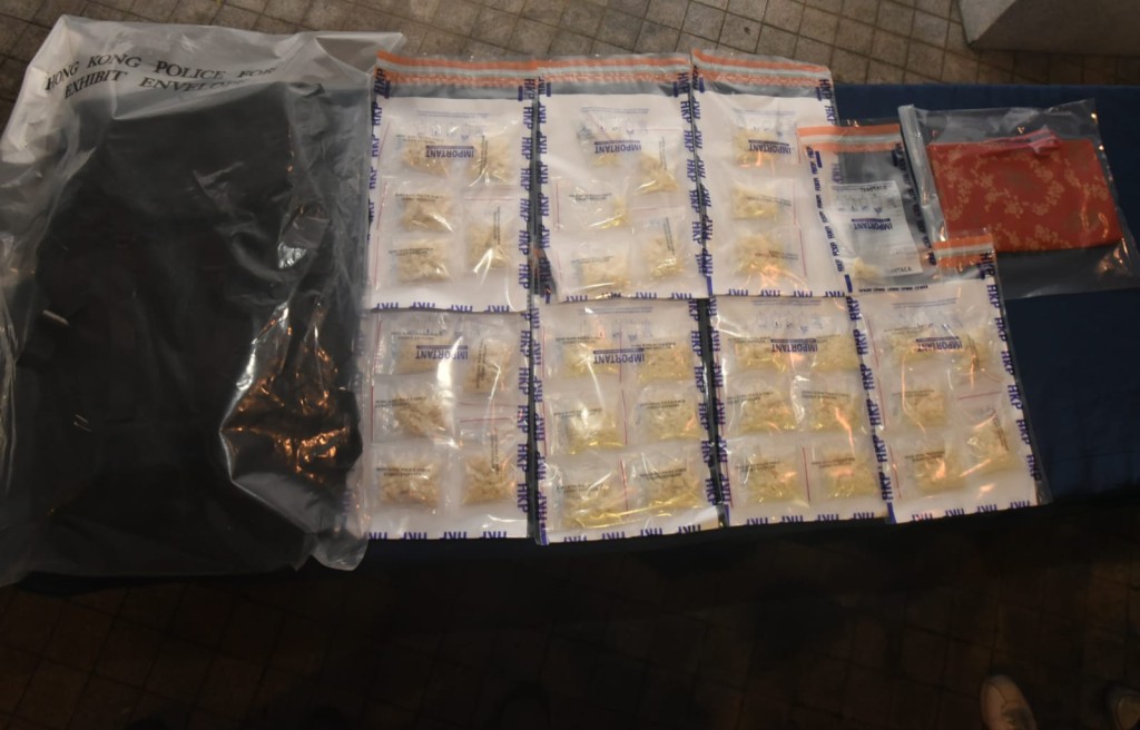 警方檢獲97萬元可卡因