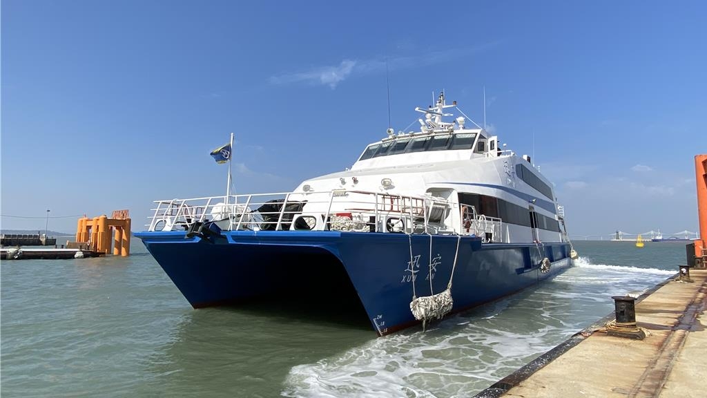 小三通船班。（非當事船隻） 中時資料圖