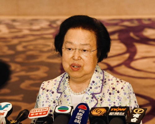 《基本法》委員會副主任譚惠珠。 資料圖片