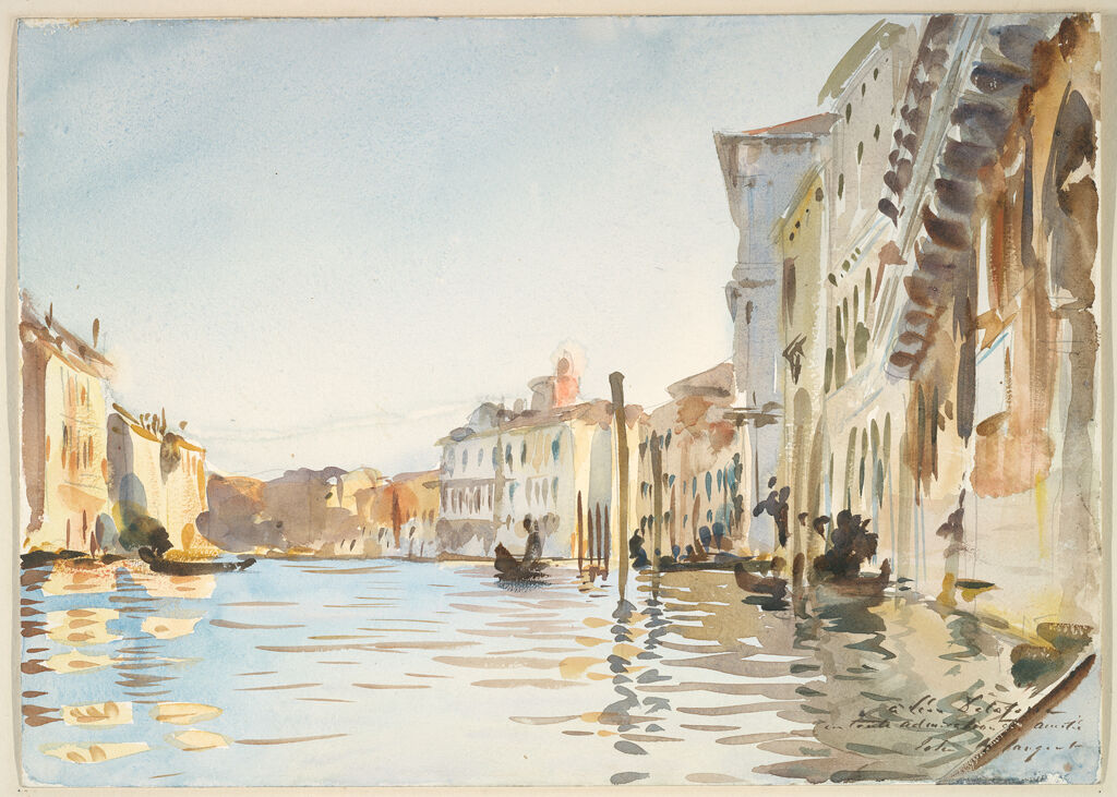 John Singer Sargent《The Grand Canal, Venice》