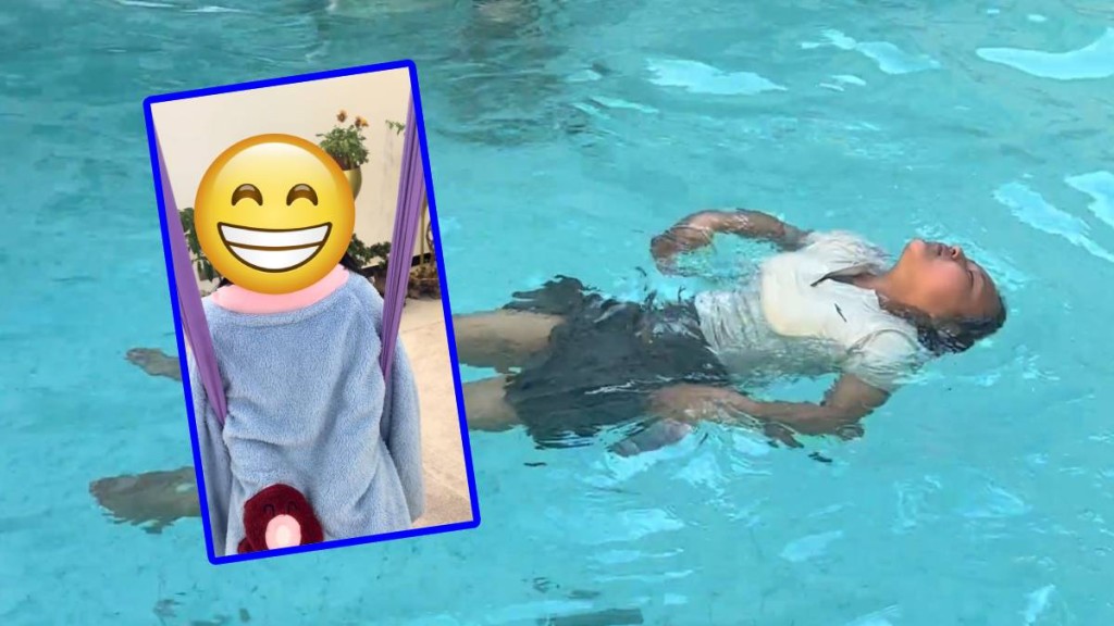 軒梓在泰國游水3日曬成「朱古力」成為網上熱話。