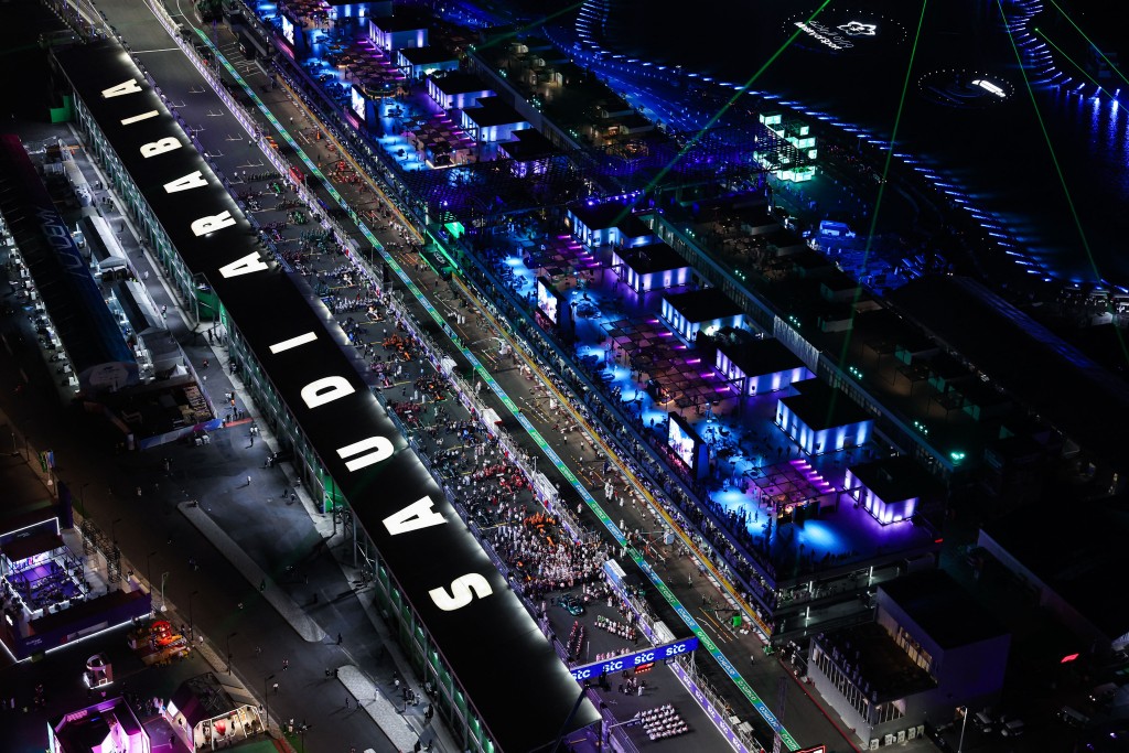 2025年世界一级方程式赛车沙特阿拉伯站。（法新社）