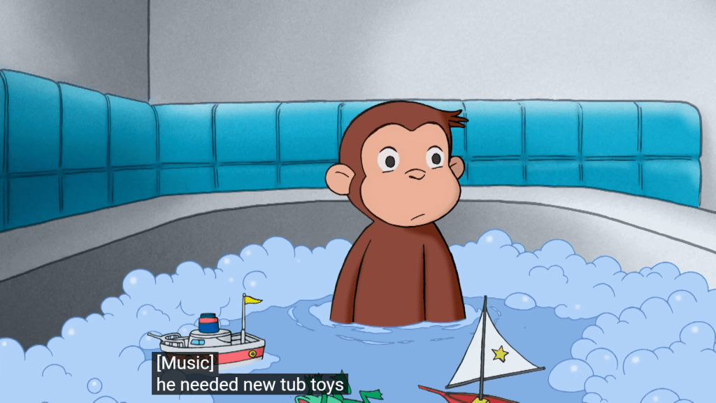 低刺激性卡通片3：Curious George 好奇猴喬治（圖片來源：YouTube截圖）