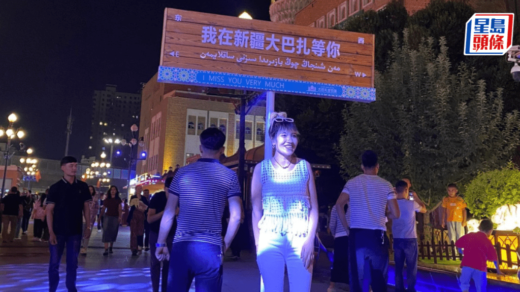 新疆的旅遊景點,基本見不到西方遊客。 劉克剛攝