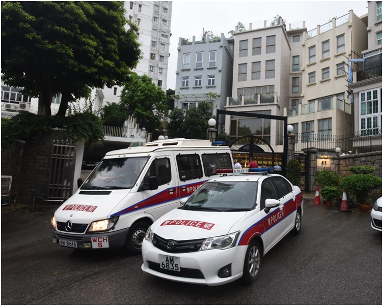 警方到場調查。楊偉亨攝