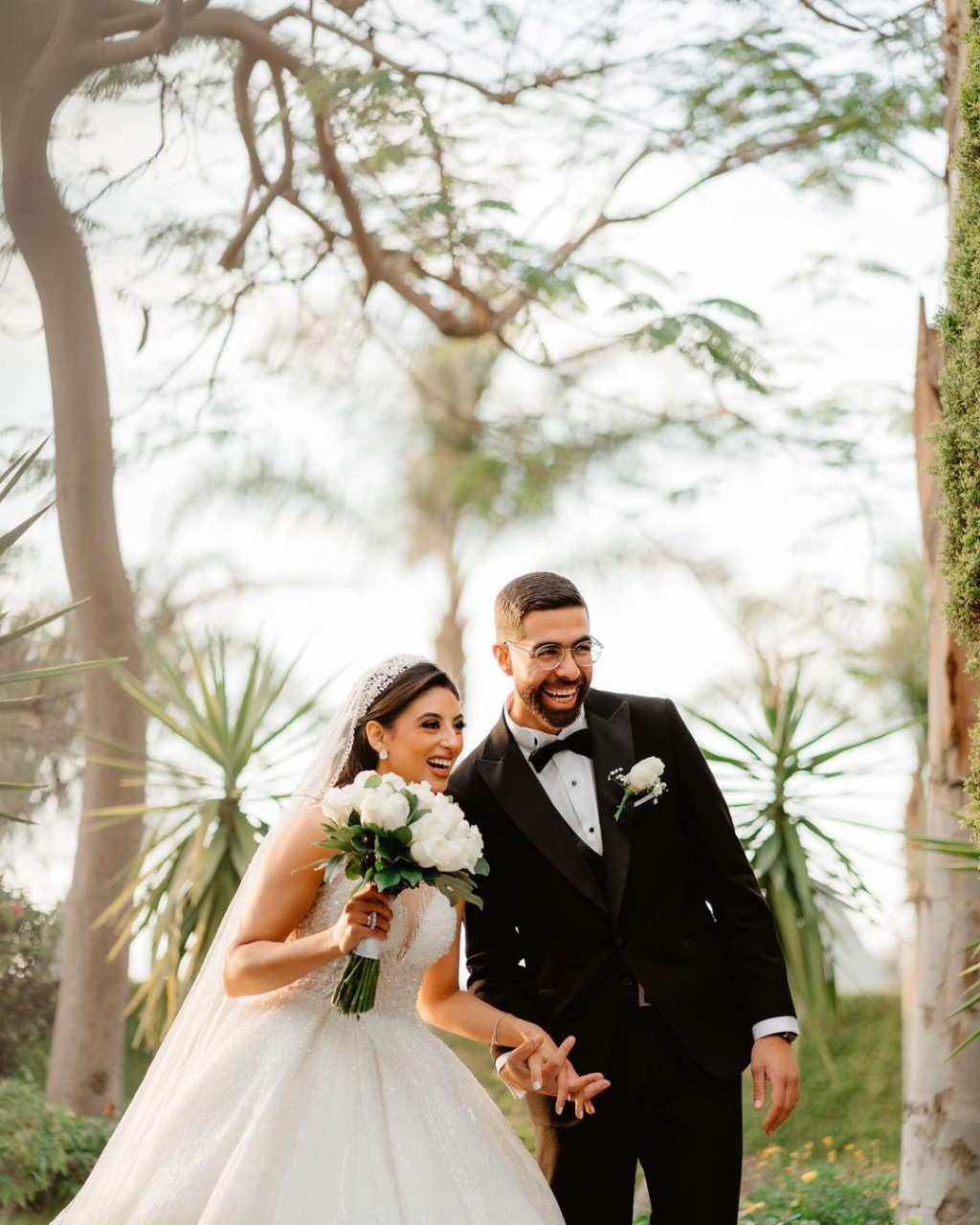 哈菲茲（Nada Hafez）去年2月結婚，在IG上貼出了許多甜蜜婚照。 Instagram