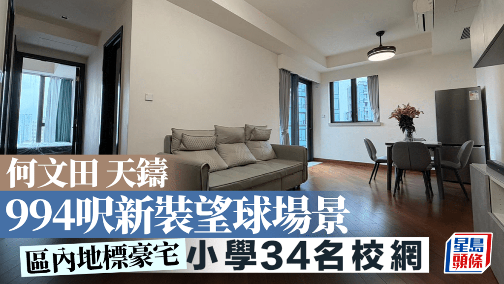 何文田天铸 994呎新装望球场景 小学34校网｜睇楼王