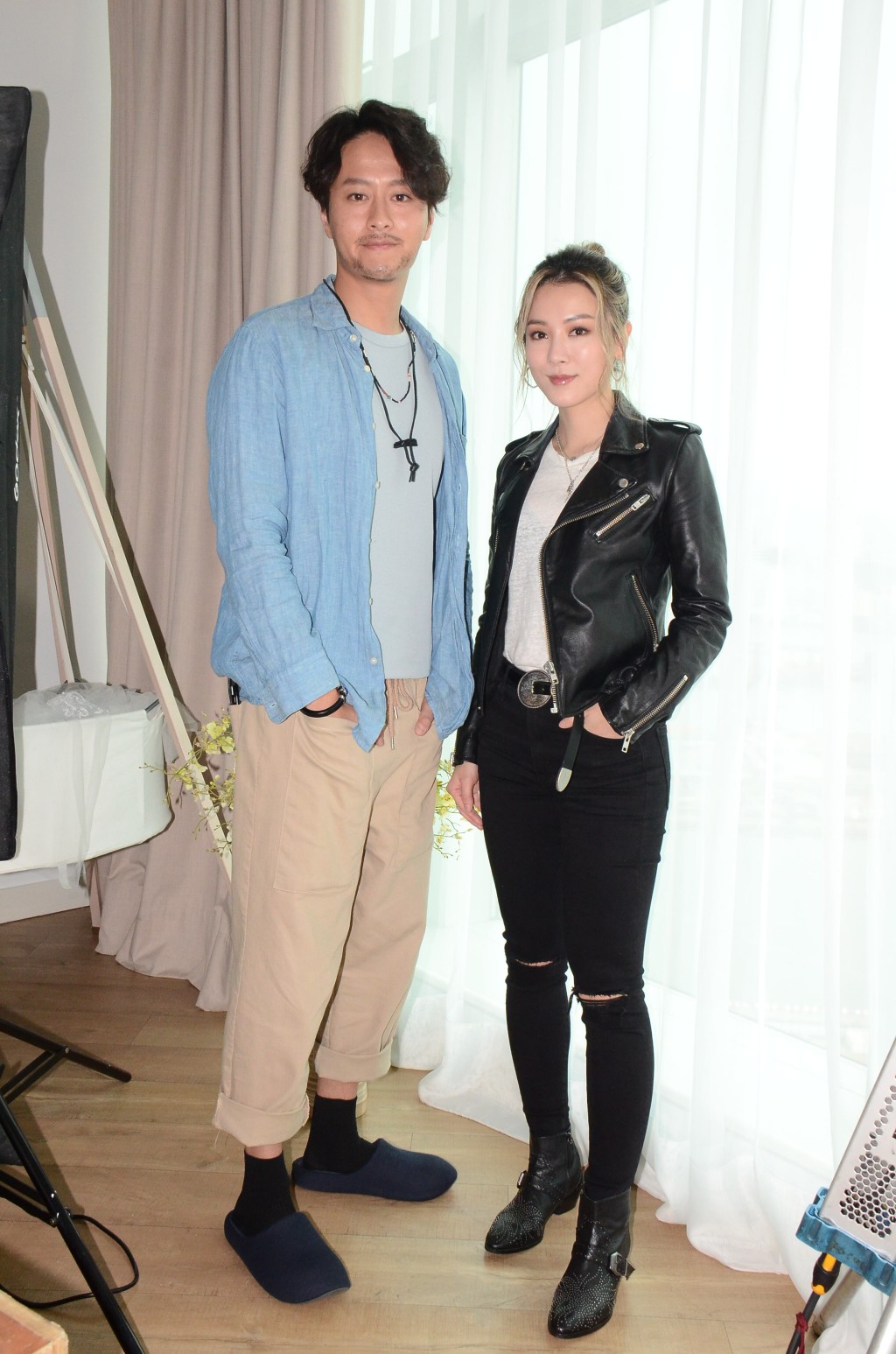 王敏奕早前跟同是「星夢」的謝東閔合作。