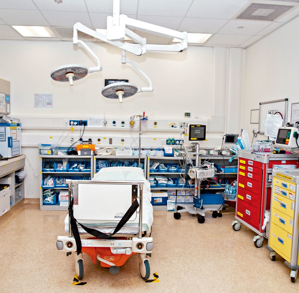 急症室配備全面的急救設施