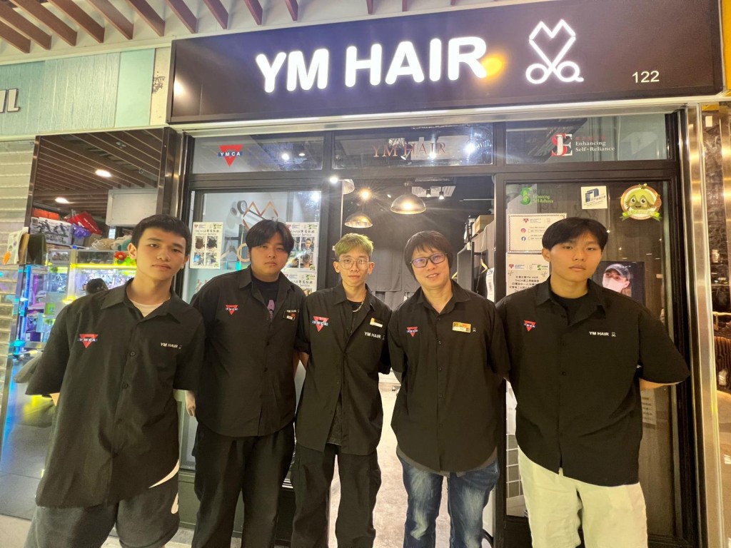 YM HAIR 為青年人提供剪髮培訓，是一間糅合培訓、就業、創業及回饋社會理念的社會企業。(YMCA提供)