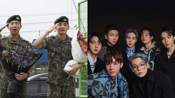 BTS成員退伍母公司股價大升創新高 V感謝軍中同袍照顧 RM興奮吹色士風