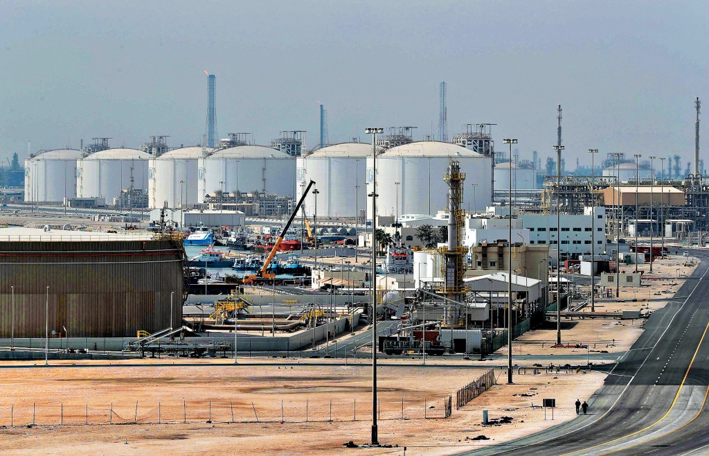 卡塔爾的拉斯拉凡工業城是全球最大液化天然氣生產樞紐。 