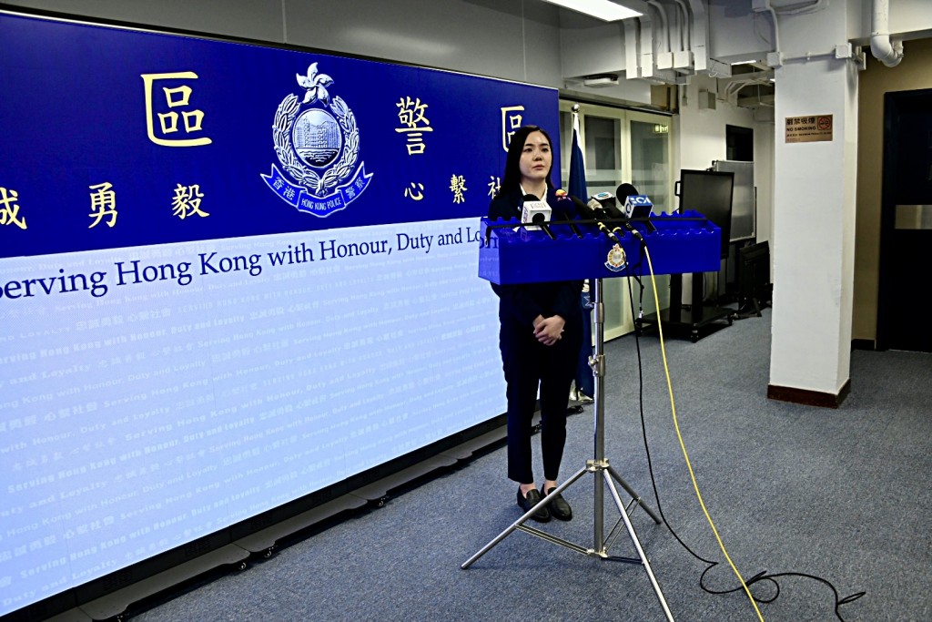 西區警區刑事調查隊第6隊高級督察陳舜晴。 西區警區刑事調查隊第6隊高級督察陳舜晴。