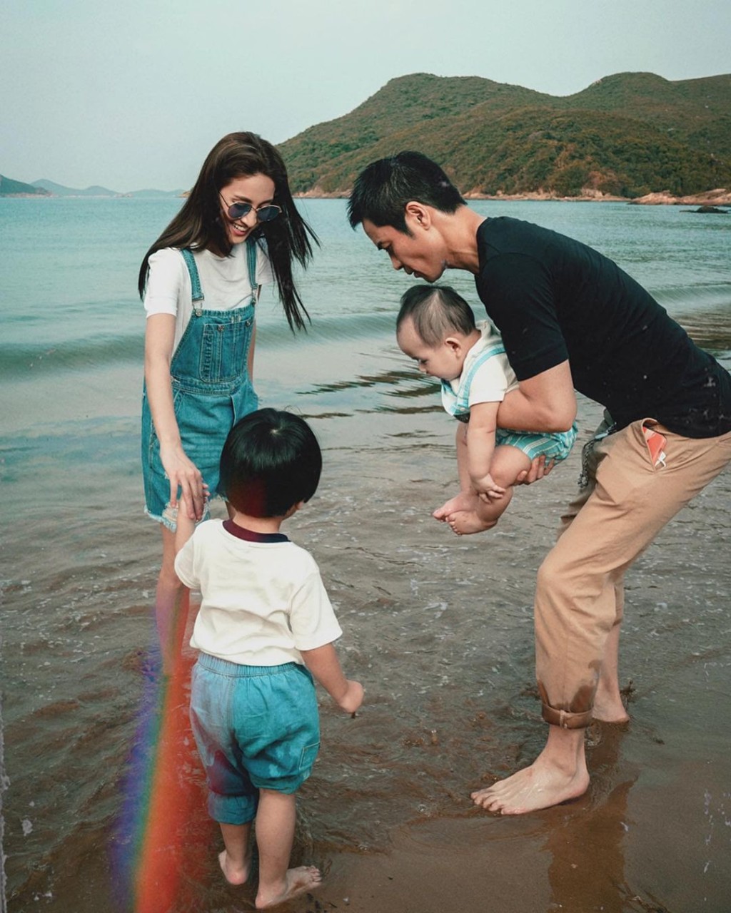 著重身教 嘉穎覺得教仔身教相當重要。