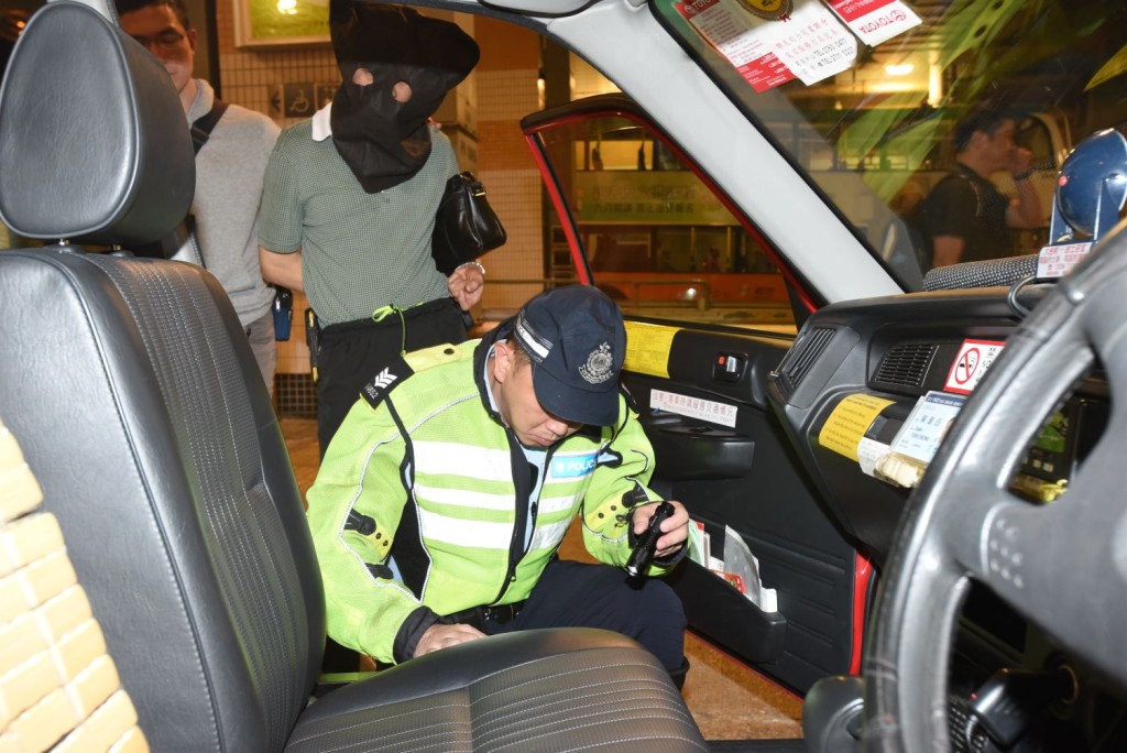 警方拘捕一名的士司機