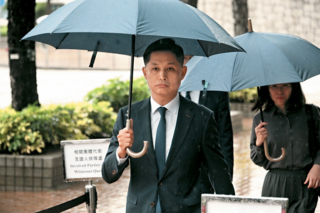 消防處處長楊恩健昨日出席聽證會。